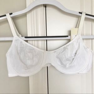 NWT Jockey Underwire White Print Bra Size 34B